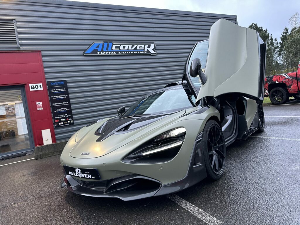 Mc Laren 720S Novitec – Satin Khaki Green Avery Dennison