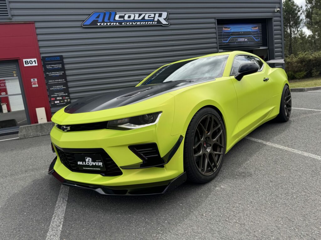 Chevrolet Camaro SS 1Le – Matt Lizard lime PWF / Arlon Satin Black